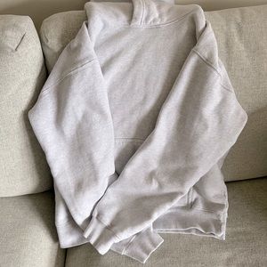 Heather grey TNA hoodie, size XS